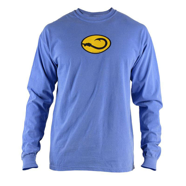 Anglers Pride blue long sleeve tee shirt by Hook Life