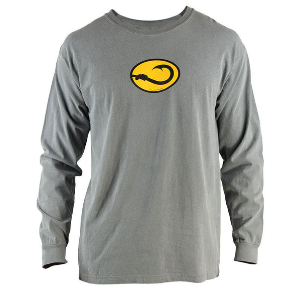 Anglers Pride gray long sleeve tee shirt by Hook Life