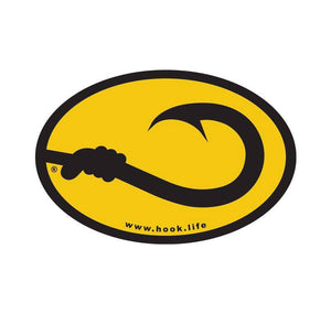 fishing bumper sticker by Hook Life