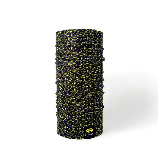 black Lifestyle Neck Gaiter by Hook Life